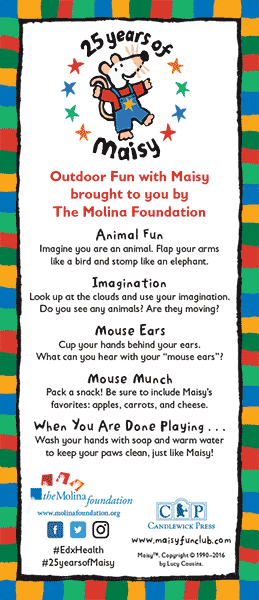 Outdoor Activities with Maisy Mouse Bookmark