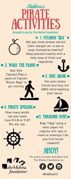 Pirate Activities Bookmark